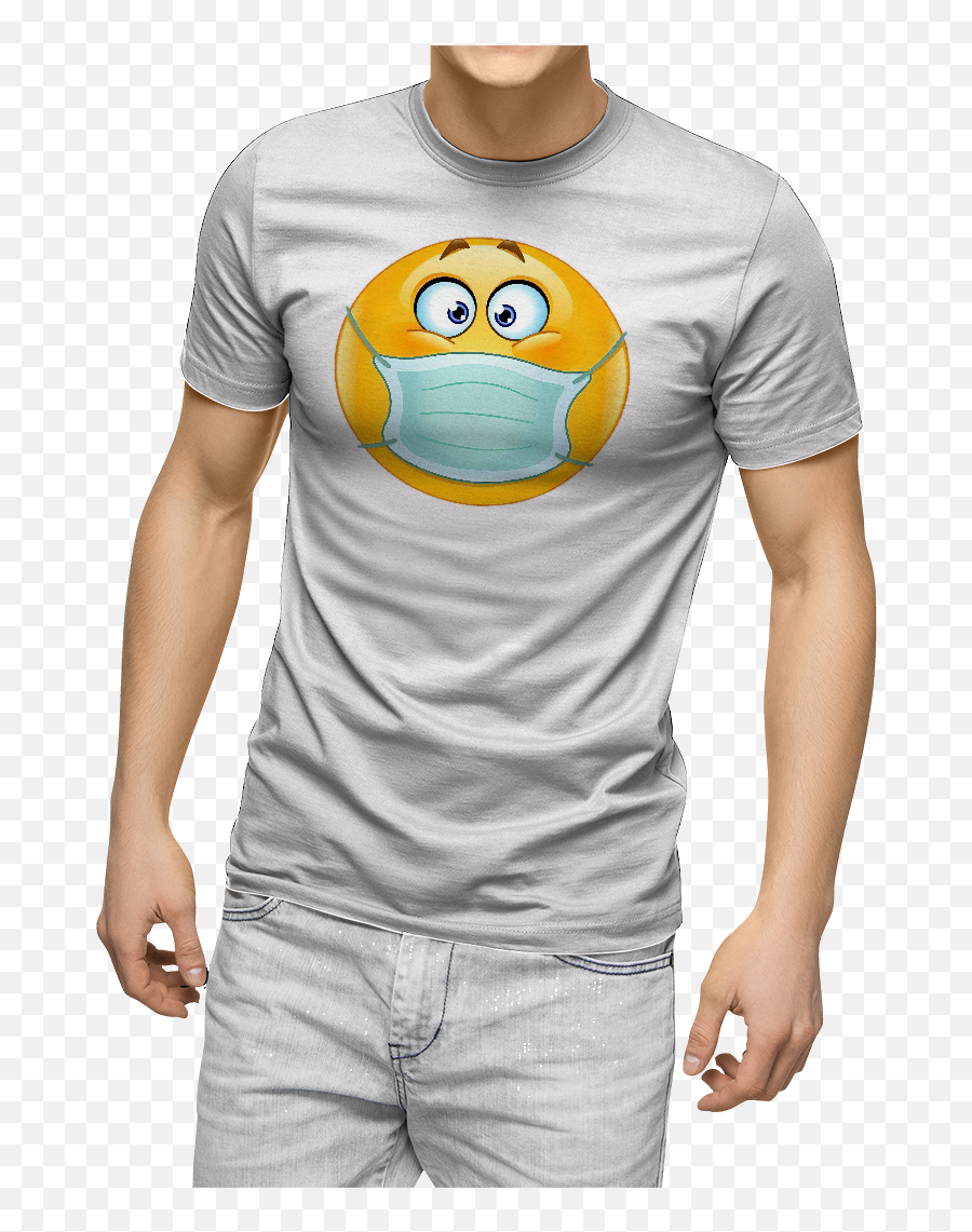 Camiseta Emoji Mascarilla - Thar T Shirt,Emoji Con