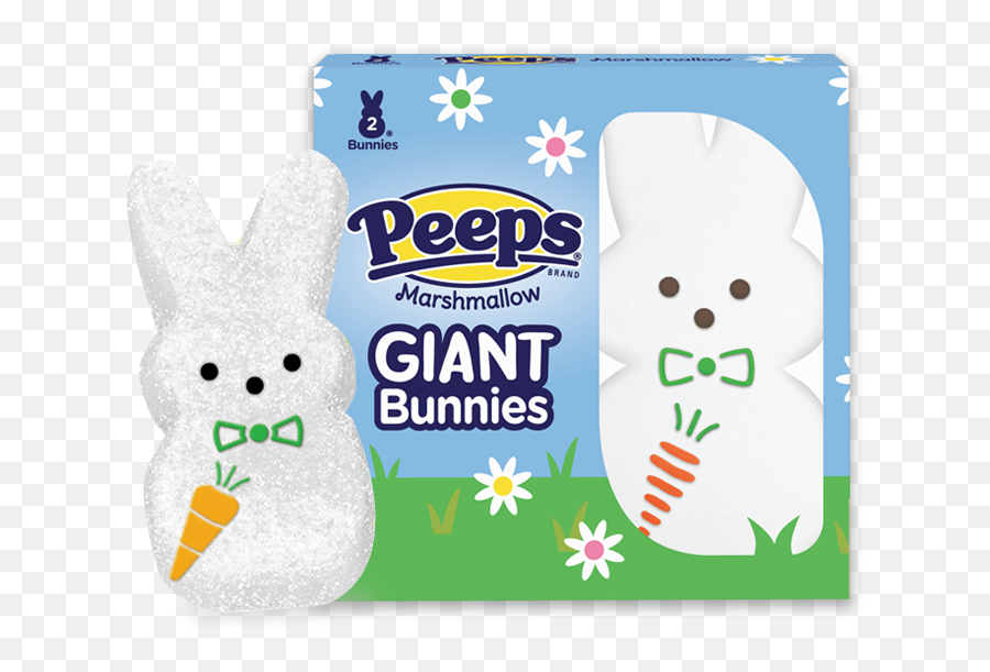 Marshmallow Bunnies Peeps Just Born - Giant Peeps Bunny Marshmallow Emoji,Rabbit Emoticon Comforting