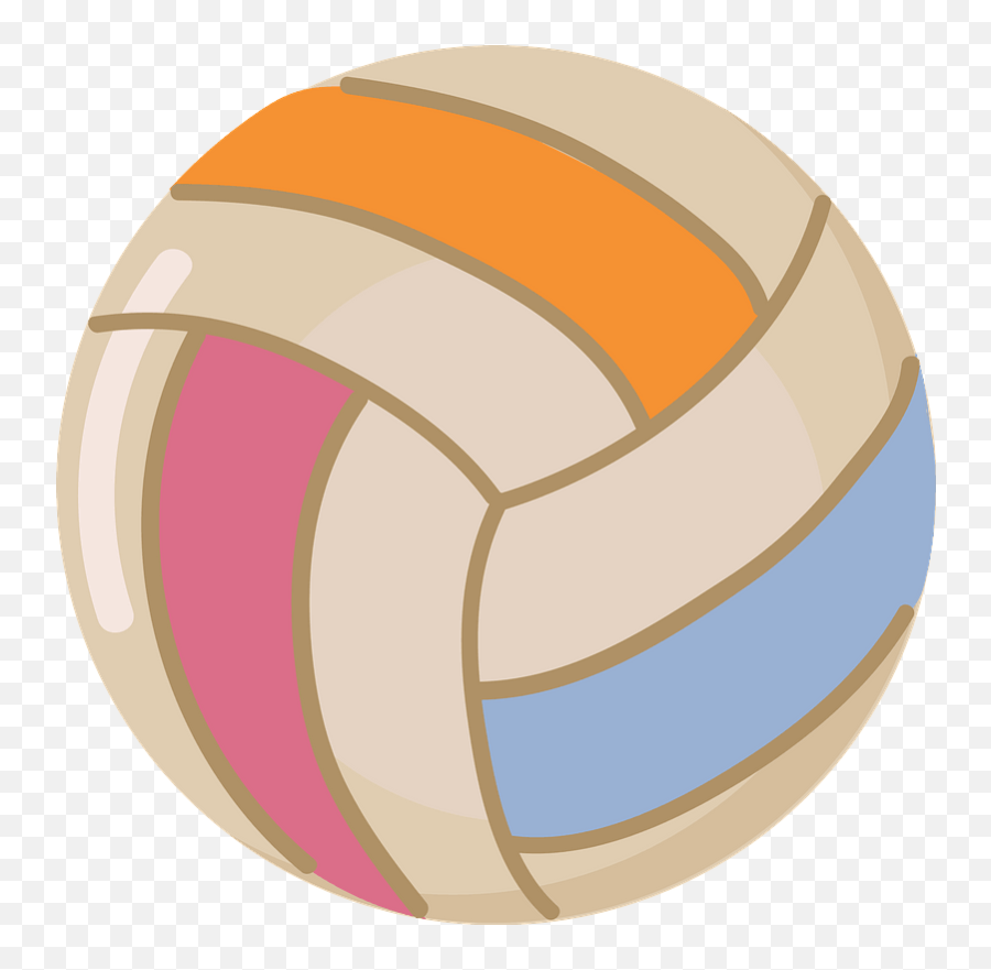 Volleyball Ball Clipart - For Volleyball Emoji,Volleyball Emojis