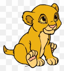Baby Animal Clipart - Baby Simba Clipart Emoji,Incredimail Emoticons Blank Screen