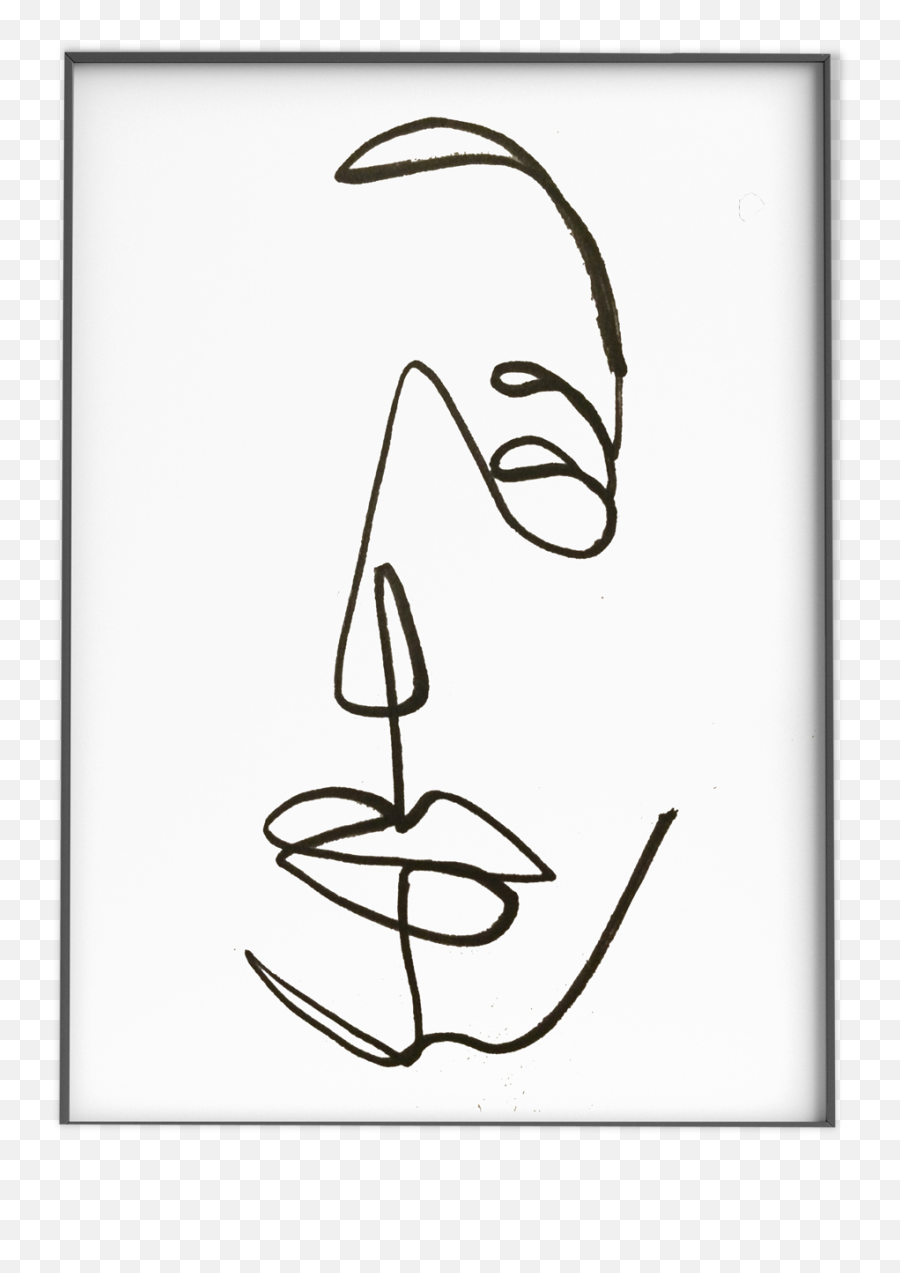 Abstract Man - Dot Emoji,Drawing Of Faces Showing Emotions Abstract