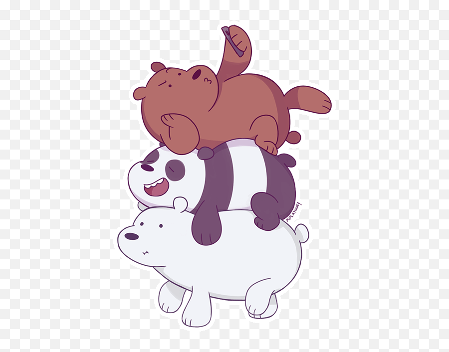Cute Panda Bear Gif - We Bare Bears Emoji,Yuri On Ice Gifs Yuri Chibi Emotion