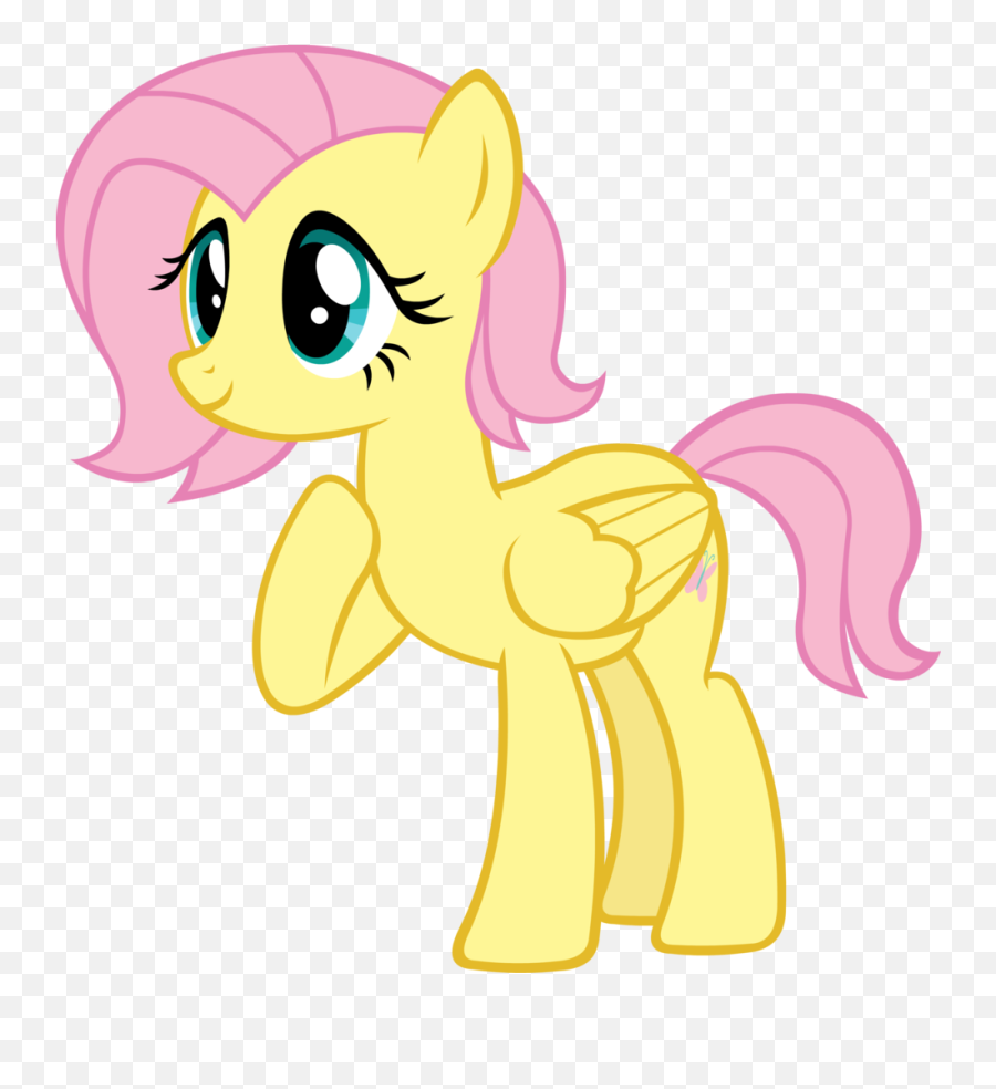 Fluttershy - My Little Pony Fluttershy Short Hair Emoji,Mlp Entities Of Emotion