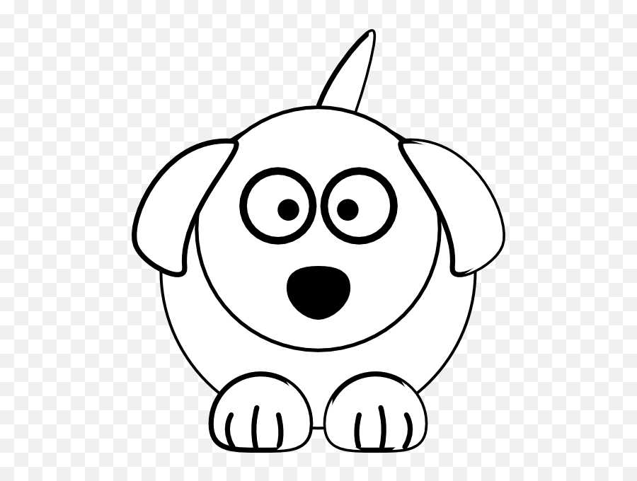 Clip Art Free Dogs Black And White - Dog Cutest Animal Drawing Anime Emoji,Clip Art Puppy Emotions