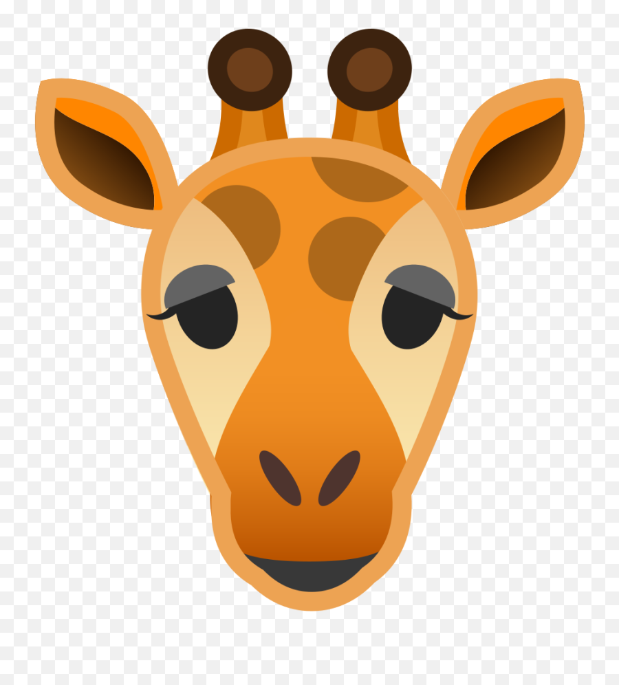 Giraffe Head Png - Giraffe Emoji,Red Giraffe Emoji