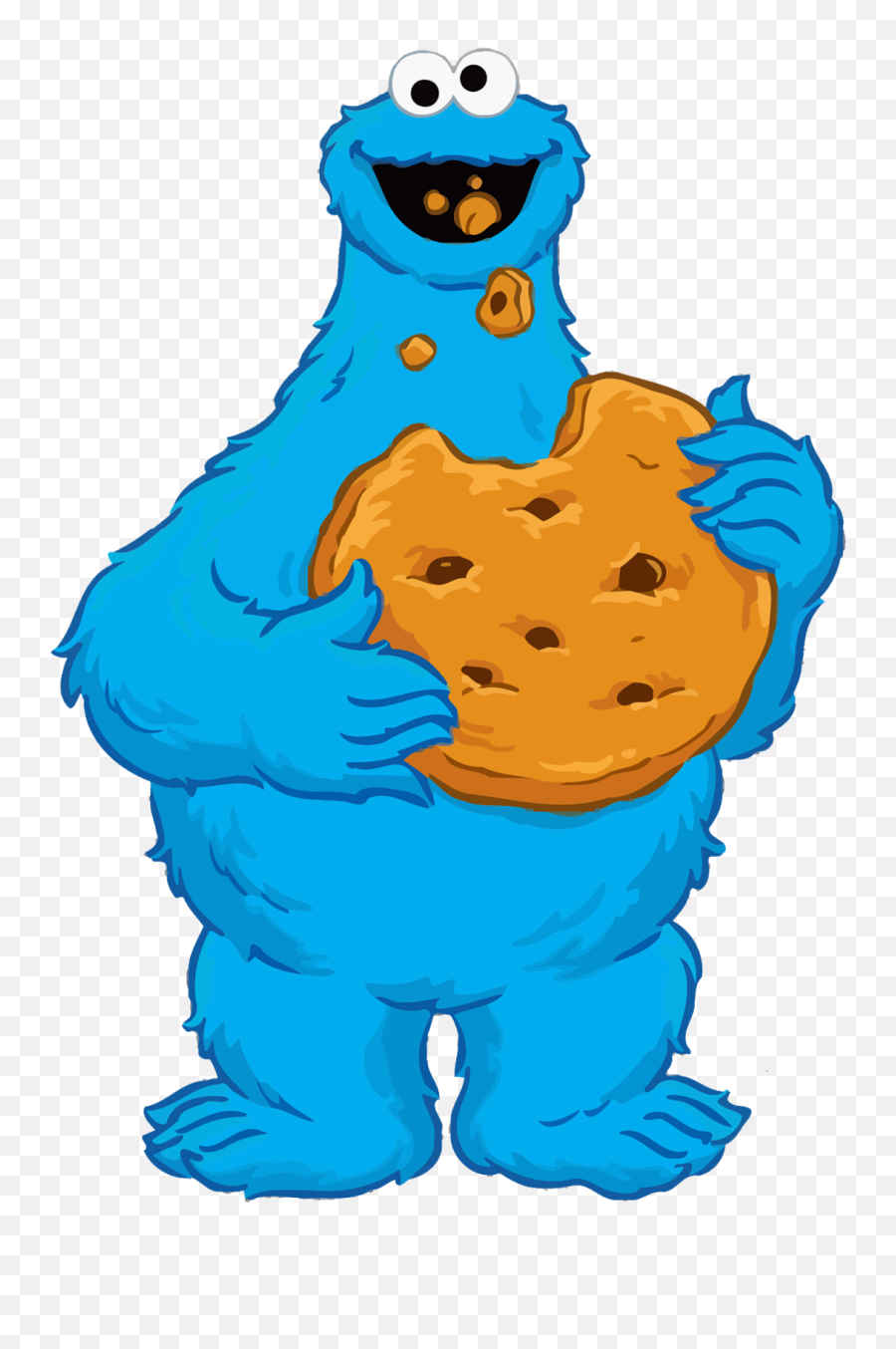 Download Printable Cookie Monster - Cookie Monster Cartoon Transparent Emoji,Cookie Emoji Free Printable