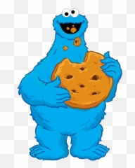 Download Printable Cookie Monster - Cookie Monster Cartoon Transparent Emoji,Cookie Emoji Free Printable