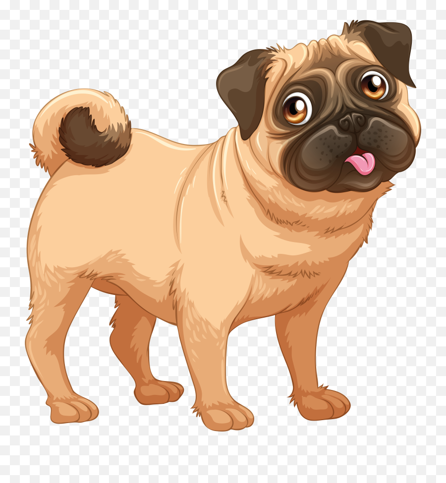 Pug Dobermann Puppy Labrador Retriever Vector Graphics Emoji,Pug Emoticons For Facebook