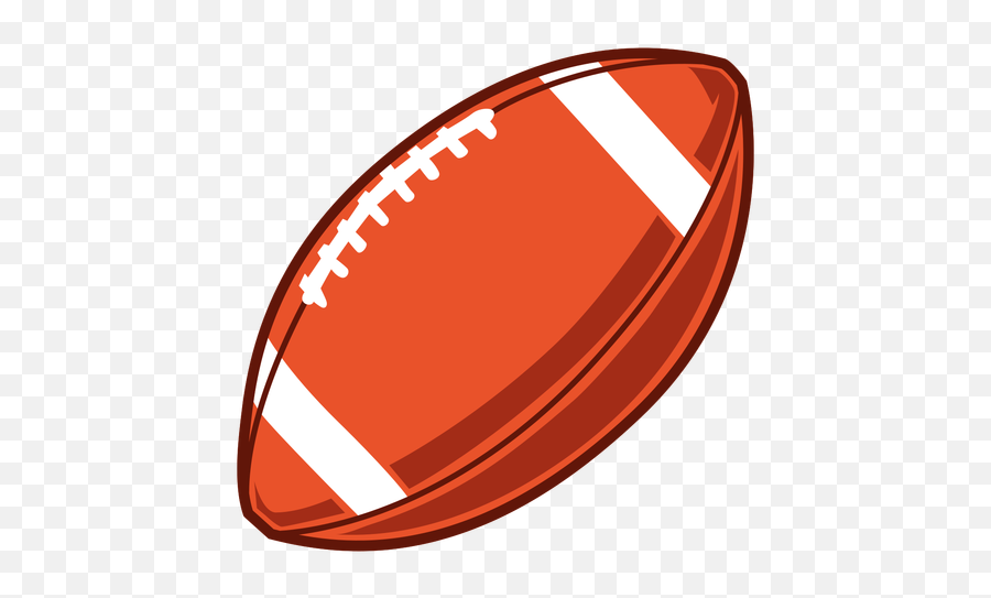 Orange Football Hand Drawn Transparent - Football American Ball Emoji,American Football Ball Emoticon