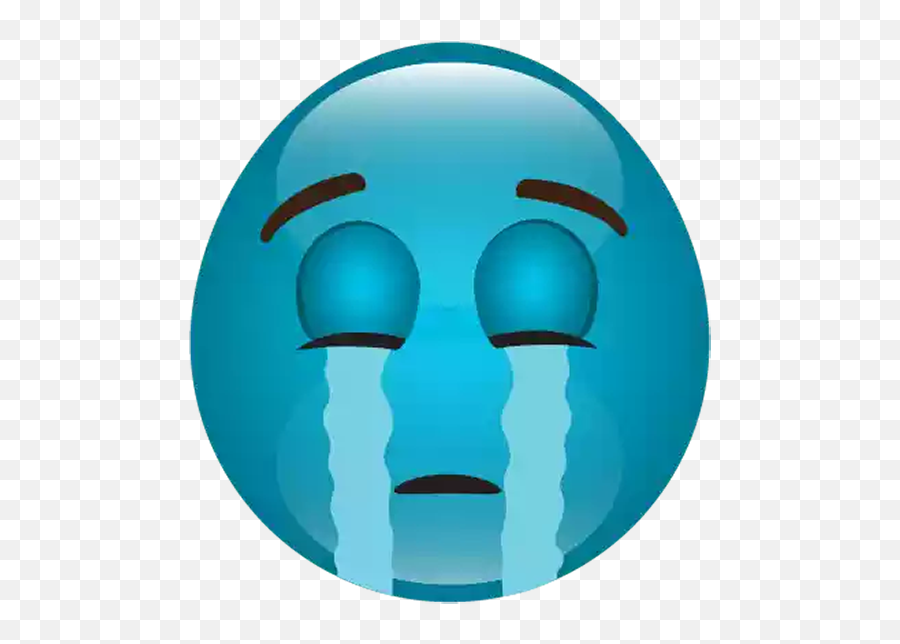 Blue Emoji Crying Png Transparent Images Free - Yourpngcom Tongaci Beach,Big Tear Eyes Sad Face Emoticon