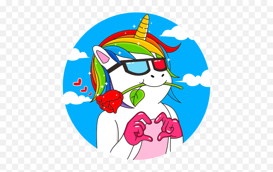 Wastickerapps Unicorn Emoji Apks Android Apk - Sticker,Unicorn Emoji