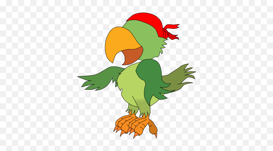 Pirate Parrot Png Svg Clip Art For Web - Download Clip Art Loro De Pirata Emoji,Parrot Emoji