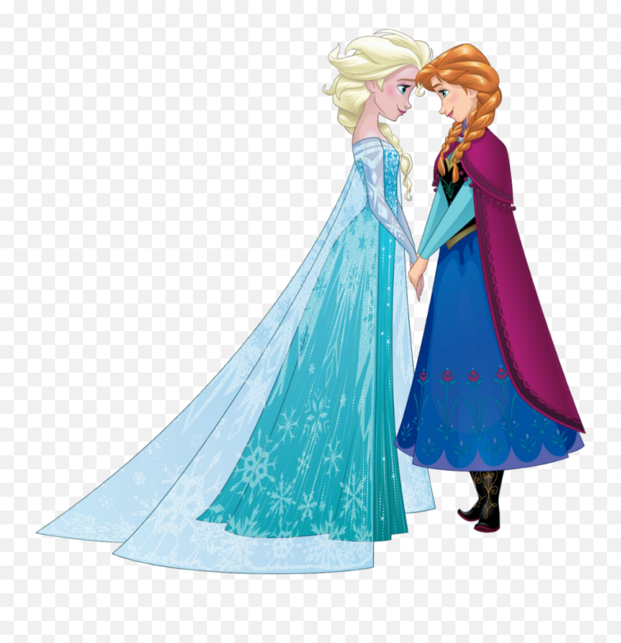 Princesses Crafty Fun Parties - Anna And Elsa Clipart Png Emoji,Aladdin And Jasmine Emojis