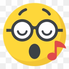 Free Icon Nerd - Music Notes Smiley Emoji,Emoticon Clipart Nerd