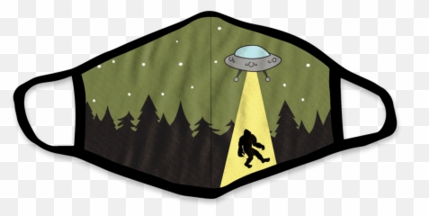 Ufo Bigfoot Face Mask - Galaxy Mask Emoji,:bigtoot: Emoticon