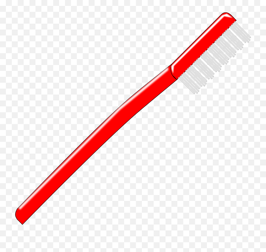 Red Toothbrush Clipart - Cepillo De Dientes Vector Png Emoji,Toothbrush Emoji