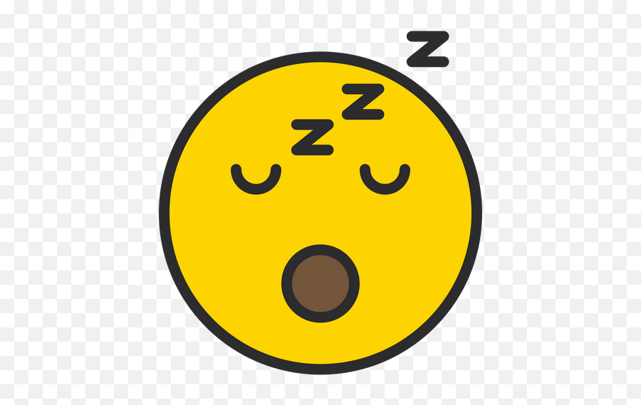 Sleeping Face Emoji Icon Of Colored Outline Style - Available Sleep Face Icon Png,Sleeping Emoji