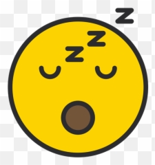 Sleeping Face Emoji Icon Of Colored Outline Style - Available Sleep Face Icon Png,Sleeping Emoji