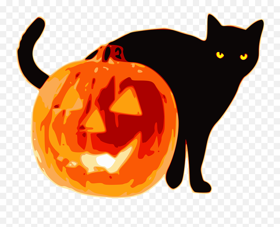 Free Scary Halloween Clipart Download - Happy Halloween Cat Clipart Emoji,Pumpkin Emoji Copy And Paste
