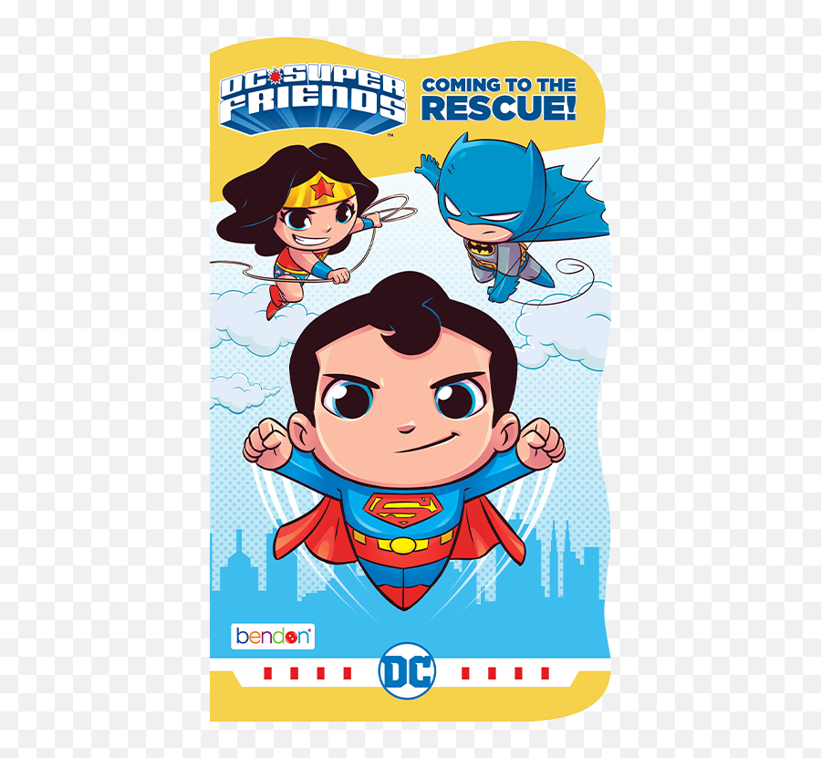 Dc Super Friends 5 X 85 Shaped Board Book - Bendon Emoji,Emotion Board Cartoon