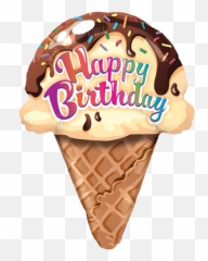 96 Funny Things Ideas - Chocolate Happy Birthday Ice Cream Emoji,Cannoli Emoji