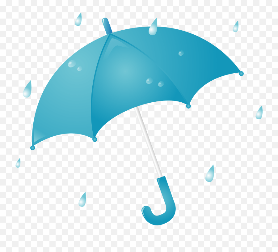 Rain Coming Down - Rain And Umbrella Clip Art Emoji,10 Umbrella Rain Emoji