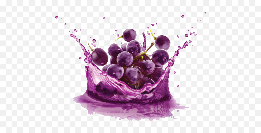 Mq Purple Grape Splash Grapes Fruit Sticker By Marras - Usb Juicer 4 Blade Emoji,Grape Emoji Png