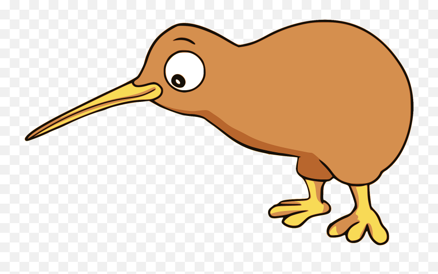 Kiwi Bird Clipart - Kiwi Bird Kiwi Cartoon Emoji,Kiwi Bird Emoji
