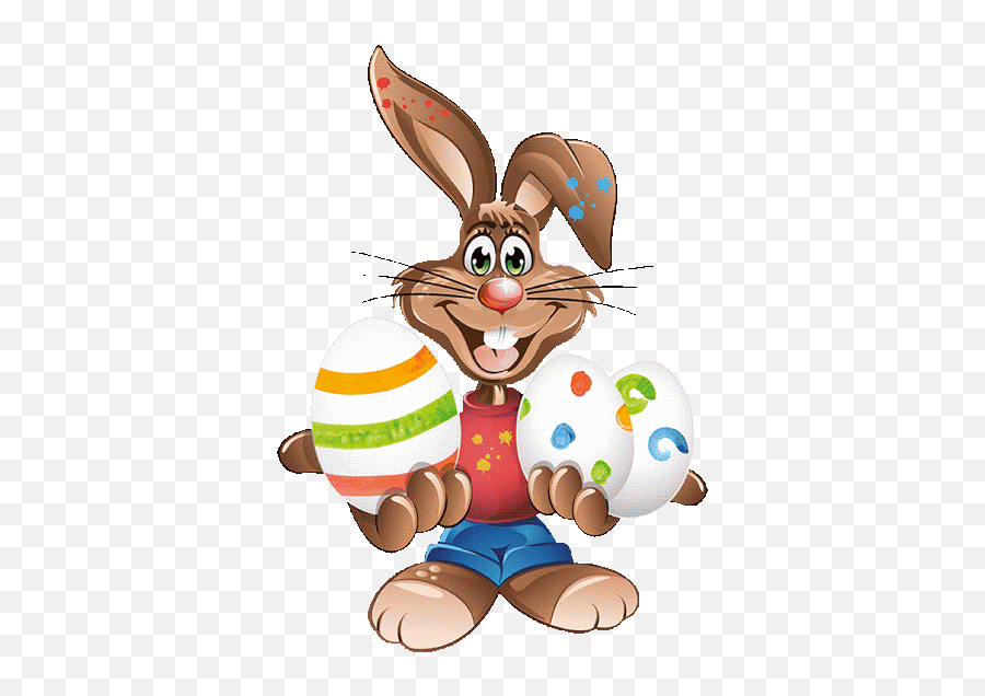 Happy Easter Gif Animated Emoticons - Osterhase Bilder Clipart Emoji,Happy Easter Animated Emoticons