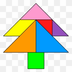 Tangram Tree - Christmas Tangram Emoji,Figuras Emotions