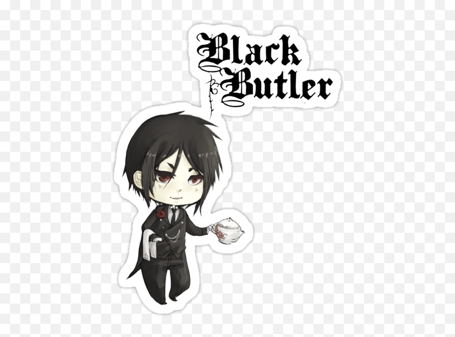 The Kind Of Stickers I Would Want Is In The Tags Thank You - Black Butler Logo Emoji,Brofist Emoticon