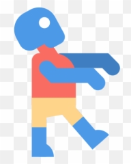 Dead Halloween Walking Zombie Icon - Free Download For Running Emoji,Zombie Emoticon Text