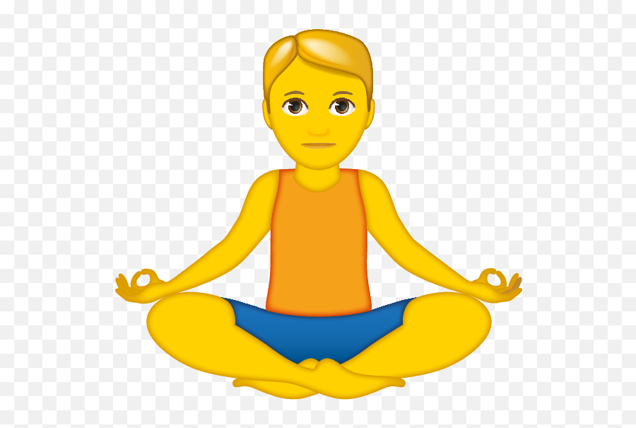 Lotus Position Emoji How To Type Man In Lotus Position Emoji - Emoji Sitting,Yoga Emoji App