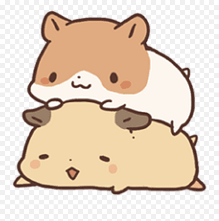 Hamster Clipart Kawaii - Hamster Cute Clipart Png Emoji,Hamtaro Emojis Rabbit