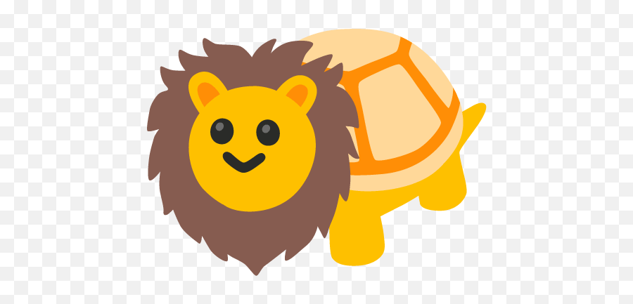 I Did All The Best Emoji Kitchen Tortoise Variants So You - Lion Face Cartoon,Name Your 3 Favorite Emojis