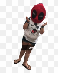 Deadpool Walmart Ugly Sticker - Deadpool Emoji,Emoji Stickers Walmart