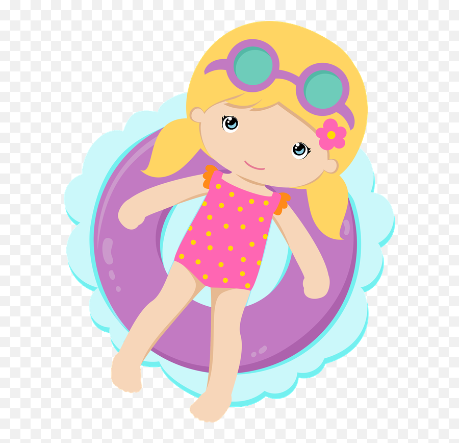 Clipart Swimming Pool Party Clipart - Drawings Of Kids Swimming Emoji,Emoji Pool Party