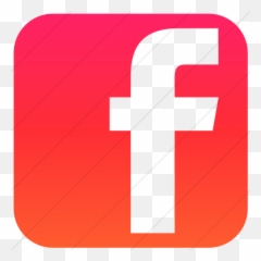 Iconsetc Simple Ios Orange Gradient - Red Fb Icon Png Emoji,Fb What Are The Square Emoticons With Numbers