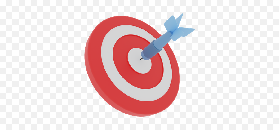 Free Arrow And Bow 3d Illustration Download In Png Obj Or - Shooting Target Emoji,Bowe Heart Emoji