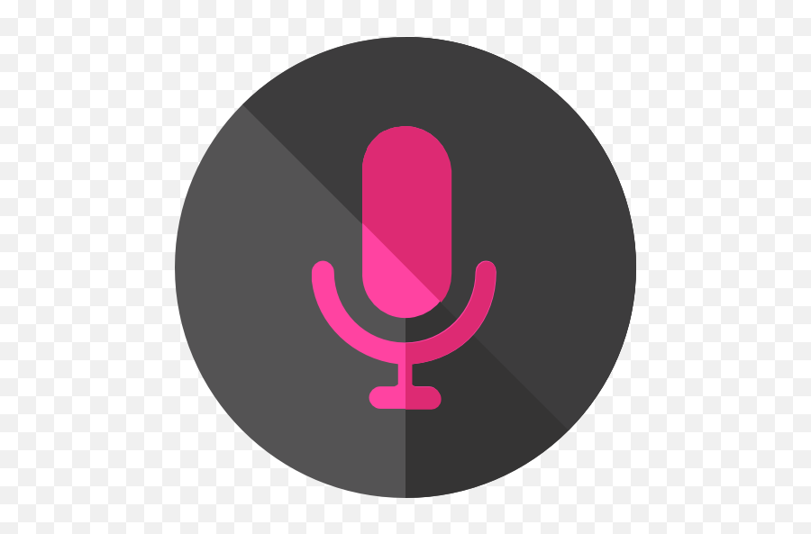 Pink - Voice Recorder Png Emoji,Pink Triangle Emoticon