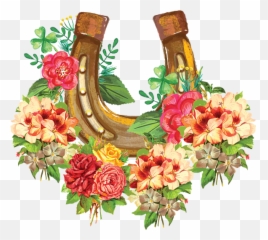 Horse Flower Horseshoe Floral Horseback Riding T - Shirt For Emoji,Horseshoe Emoticon On Fb