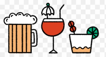 Happy - Hour Happy Hour Clipart Full Size Clipart 466242 Wine Glass Emoji,Passion Fruit Emoji