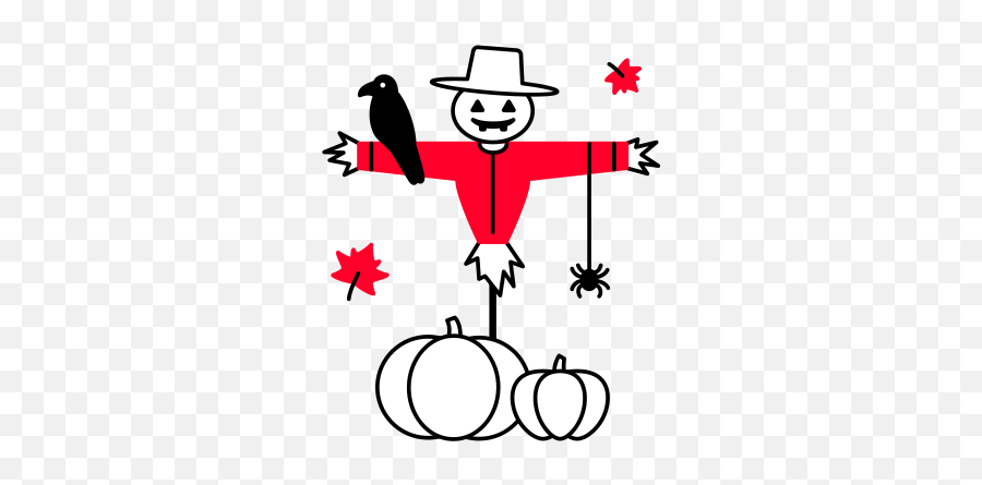 Scarecrow Illustration In Png Svg Emoji,Scarecrow Emoji