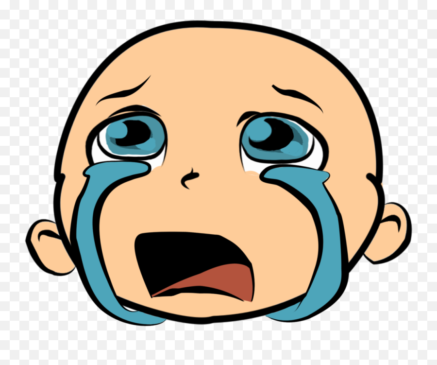 Crying Emoji Png - Clip Art Library Crying Face Cartoon,California Baby Emoji