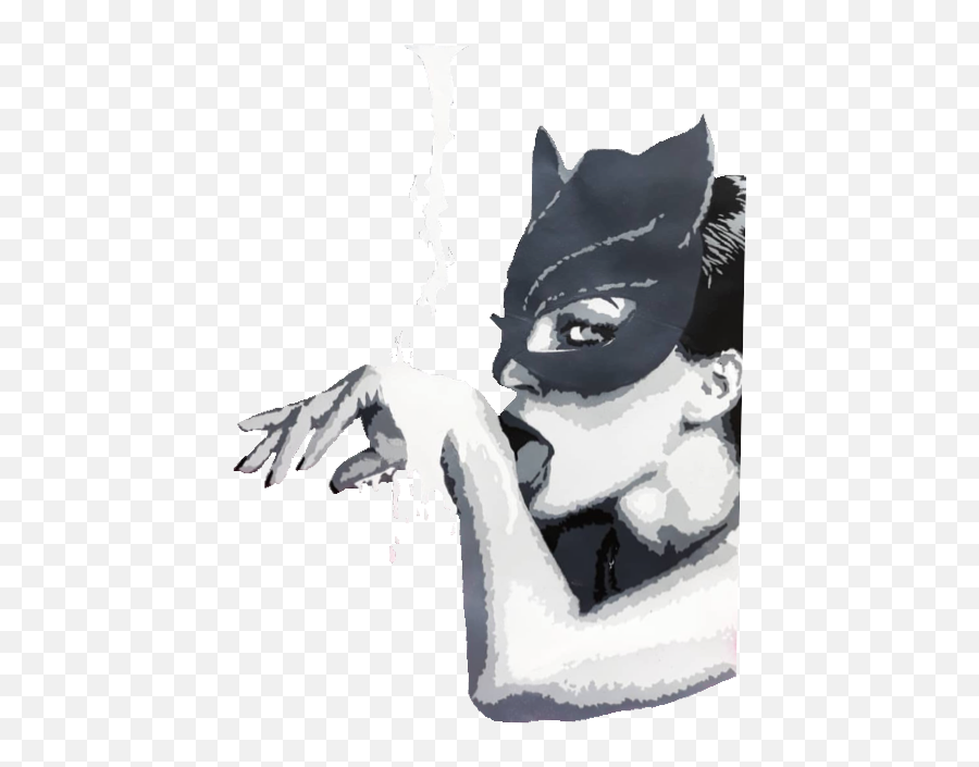 Stickergang Cat Woman Lick That Sticker - Catwoman Emoji,Nasty Woman Emoji