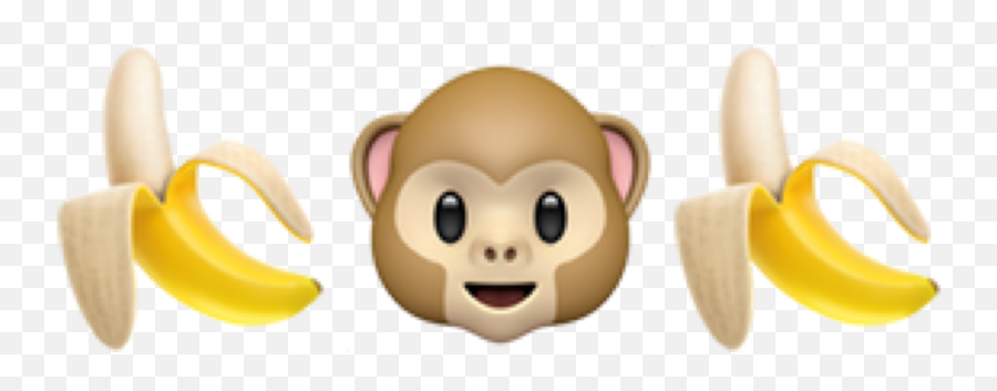 Banana Emoji Sticker - Monkey Banana Emoji Png,Banana Emoji