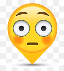 Map Marker Smiley Graphics - Happy Emoji,Nerd Emoticon Msn