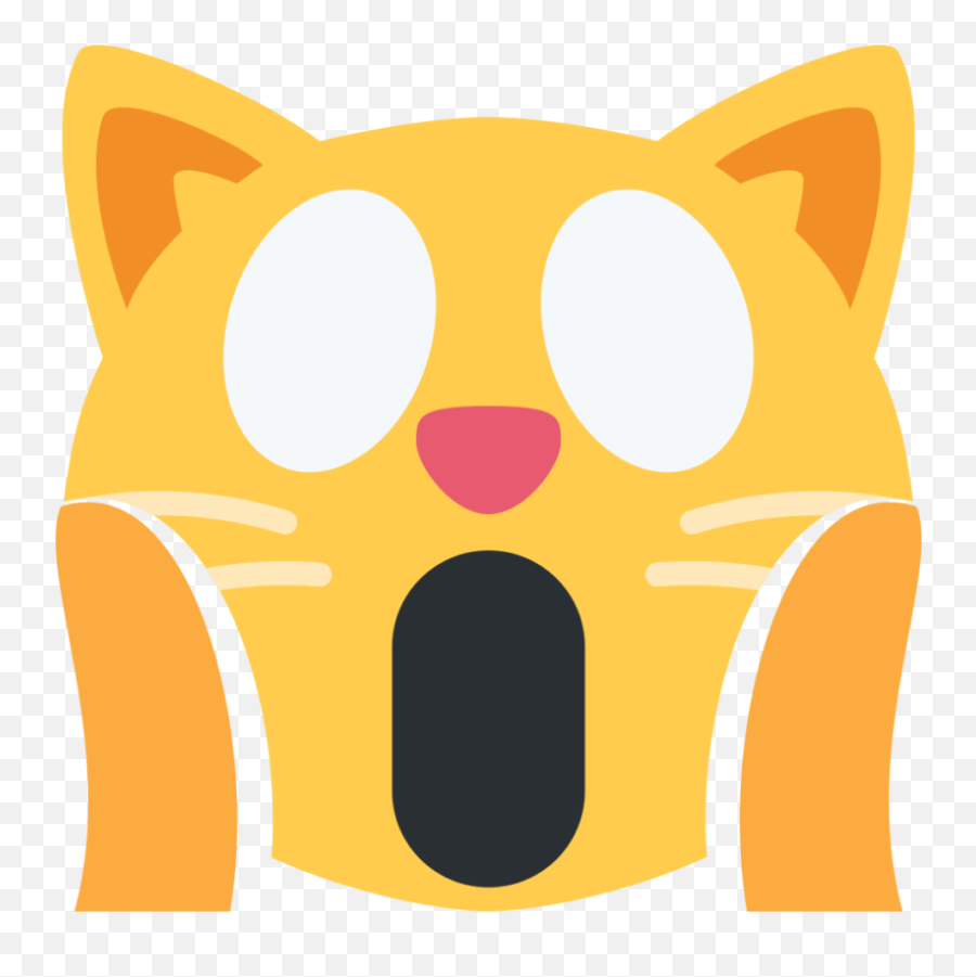 Weary Cat Emoji - Cat Scream Emoji Png,Cat Emoji Png