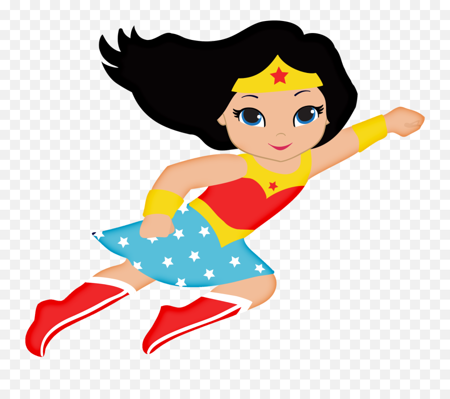 Wonder Woman Birthday Wonder Woman - Cute Wonder Woman Cartoon Emoji,Woman Teacher Emoji