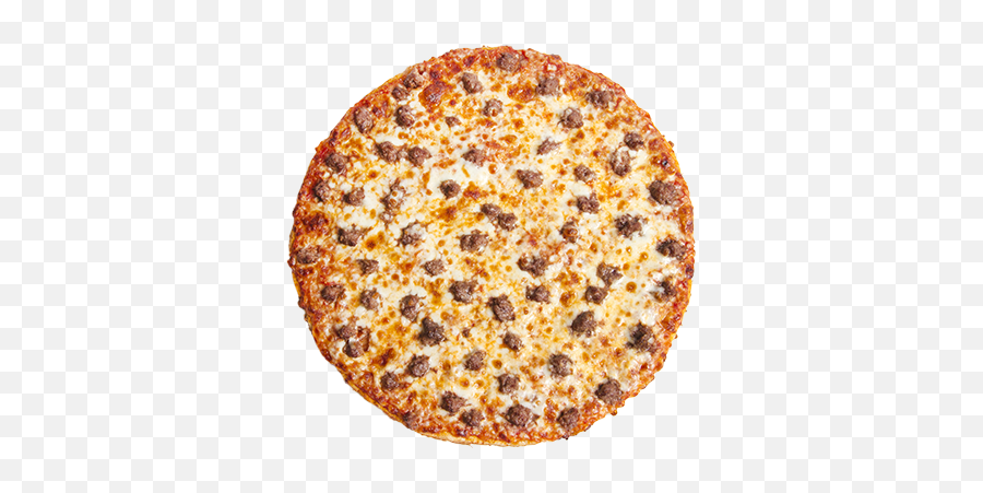 Download Hd Single Topping Pizza - Pizza From Top Png 2 Pizza In Png Emoji,Pizza Emoji Transparent